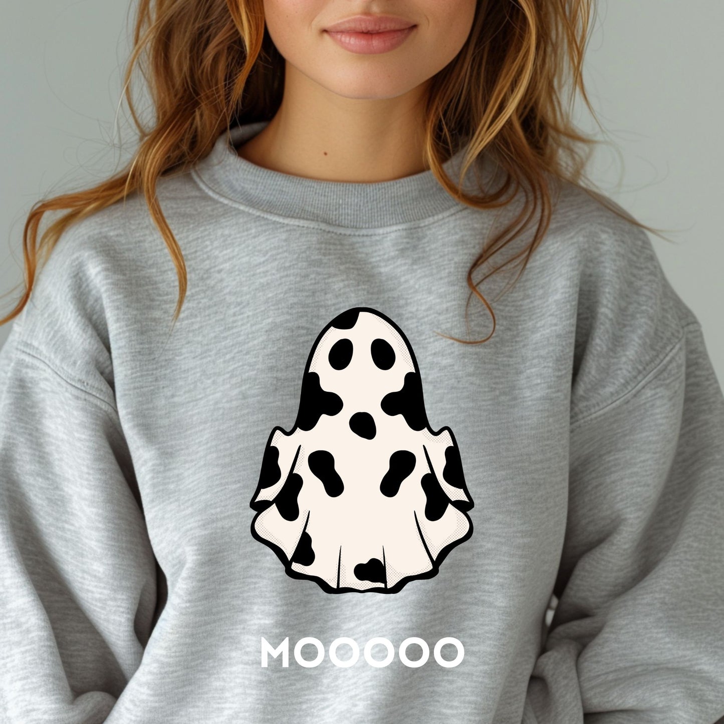 Moo Ghost Boo Cow Halloween