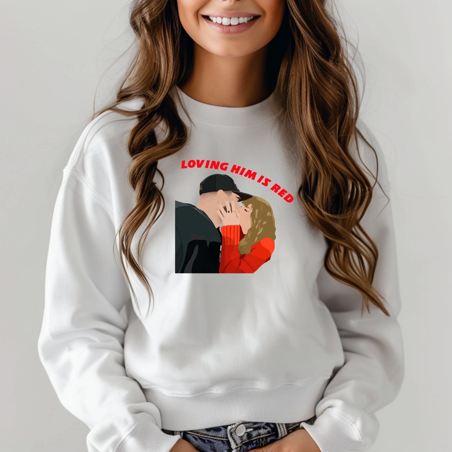 Loving him is RED