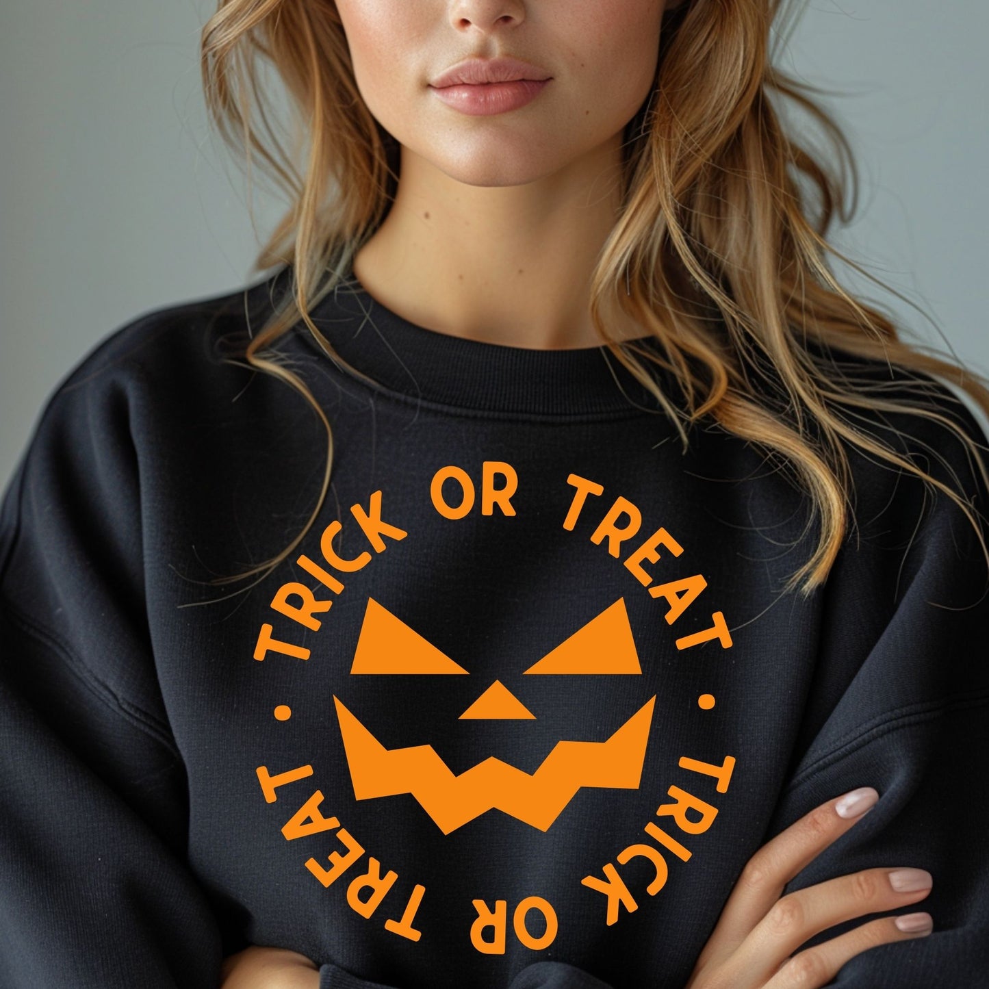 Trick or Trick Pumpkin Scary Creep Jack-o’-lantern Halloween Fall
