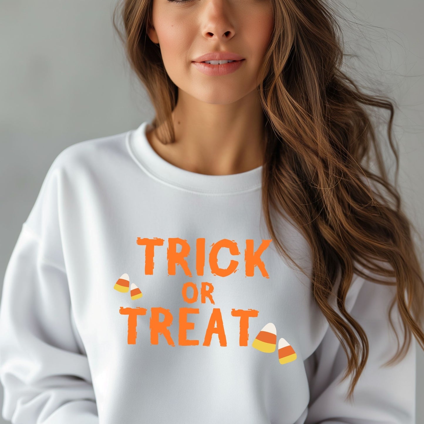 Trick or Trick Candy Corn Halloween Fall