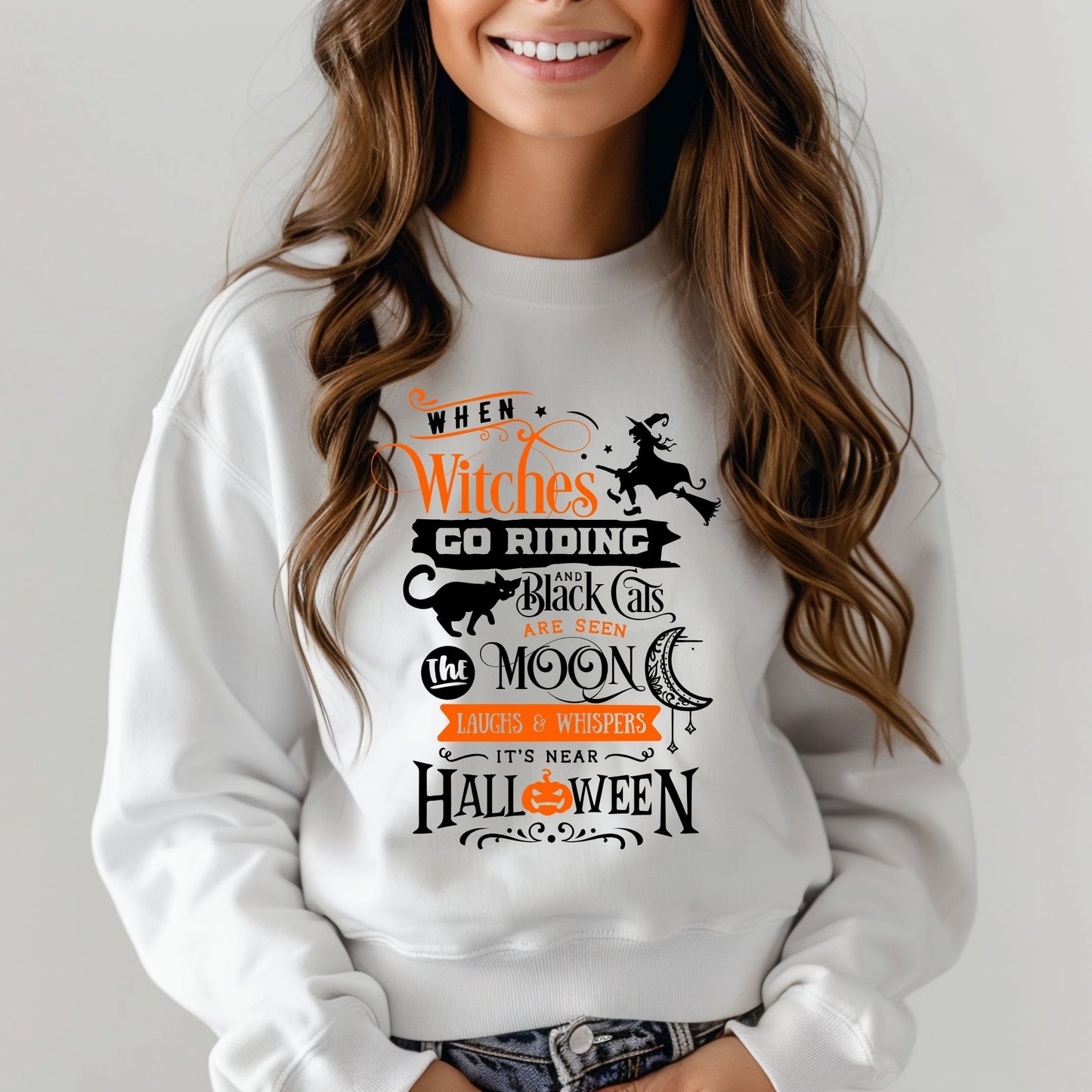 When Witches Go Riding and Black Cats Are Seen The Moon Laughs & Whispers It’s Near Halloween