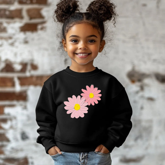 Painted Flowers Pink Pastel Cute