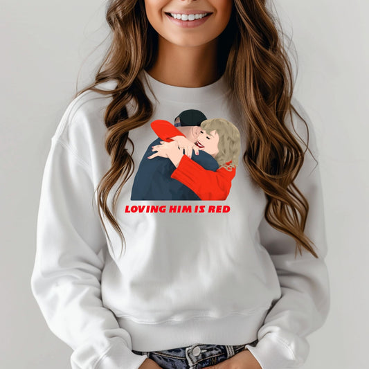 Loving him is RED