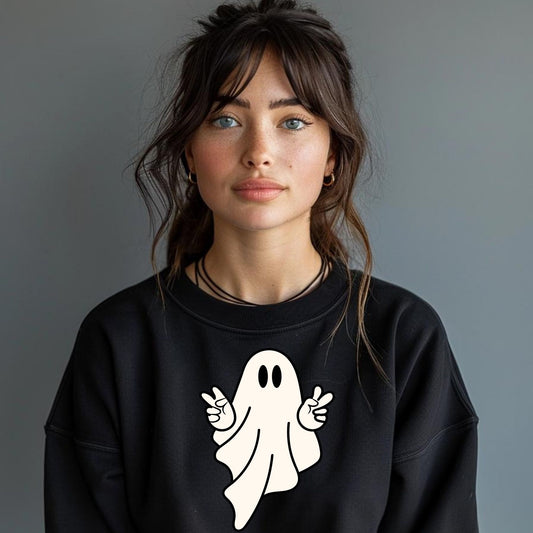 Ghost Peace Signs Halloween