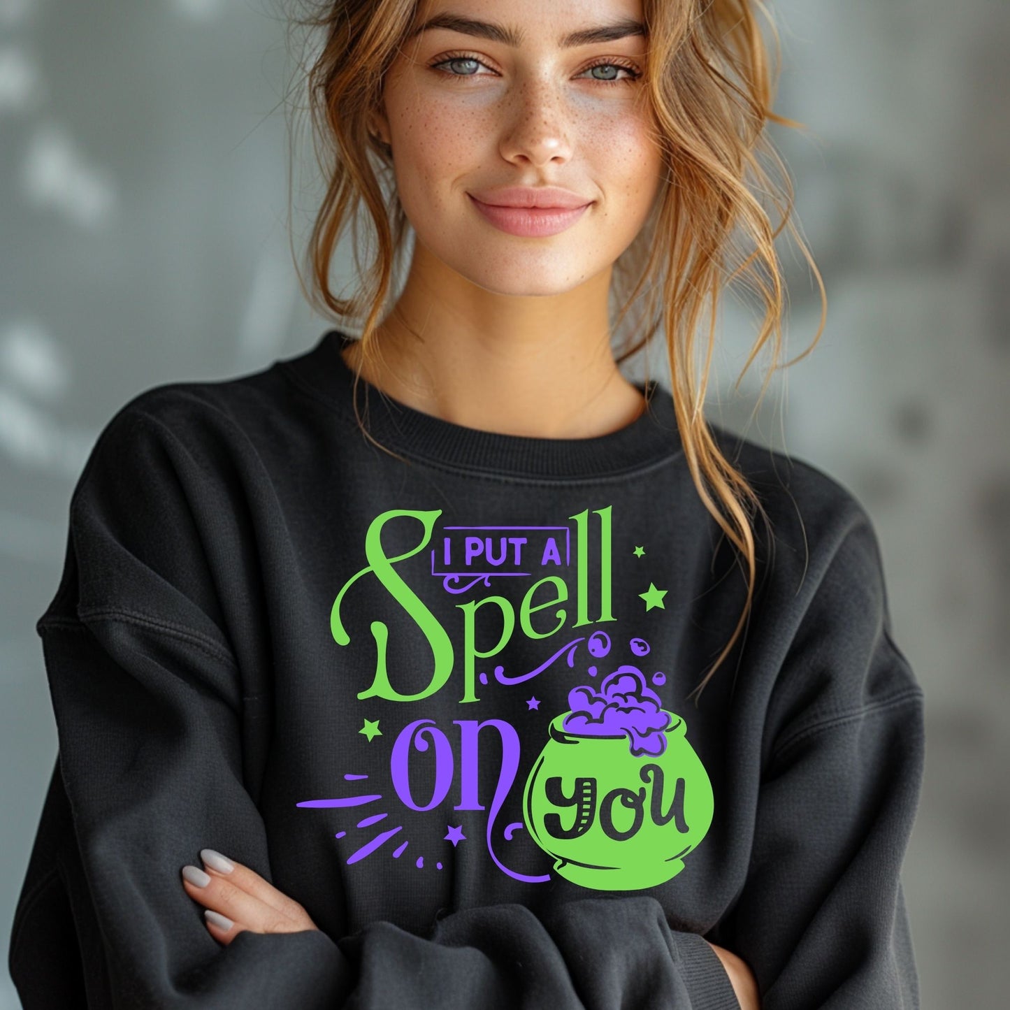 I Put a Spell On You Witch Cauldron Halloween